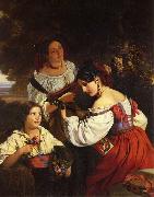 Franz Xaver Winterhalter, Roman Genre Scene